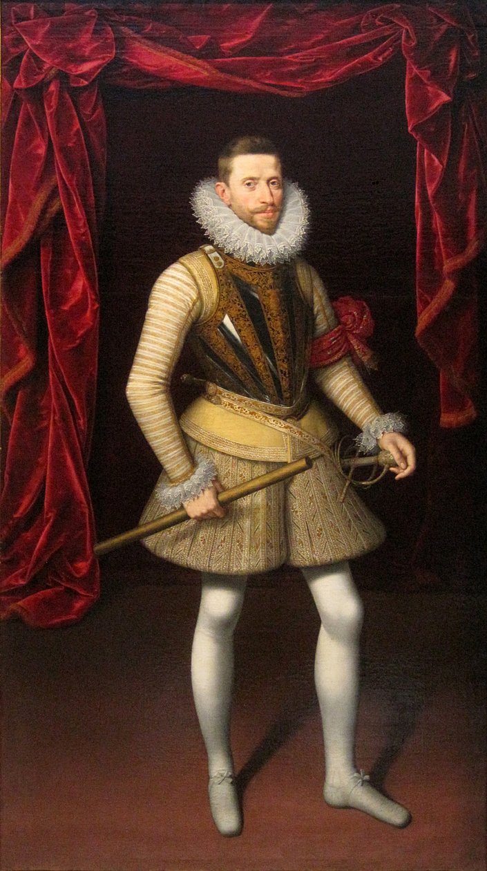 Retrato de Alberto VII, Arquiduque da Áustria de Frans Pourbus the Younger