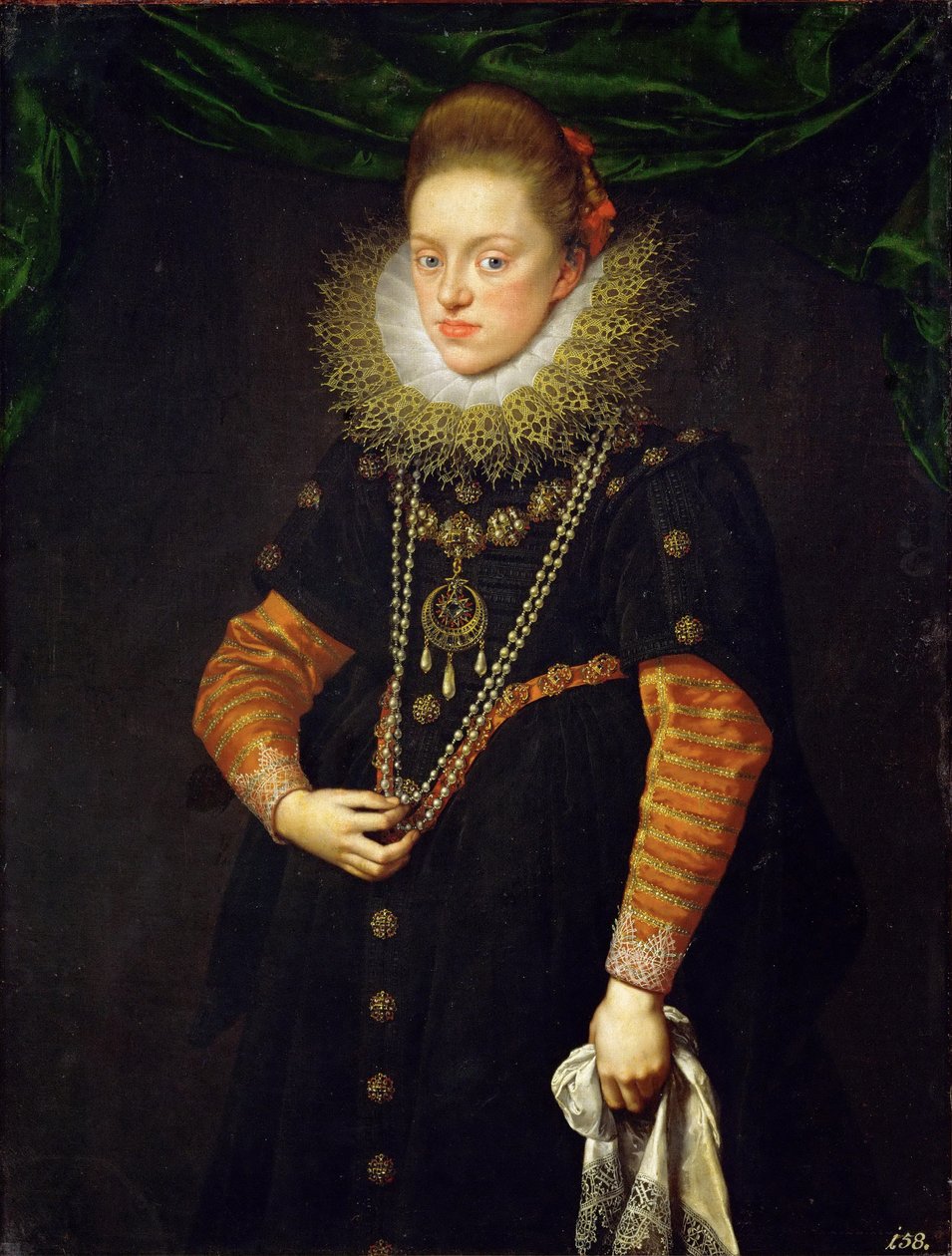 Retrato de Constança da Áustria 15881631, rainha da Polônia, ca 1603 de Frans Pourbus the Younger
