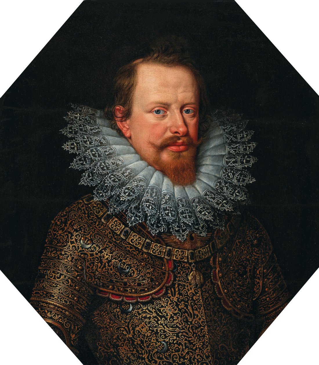 Retrato de Vincenzo Gonzaga 1562-1612, Duque de Mântua, início do séc. de Frans Pourbus the Younger