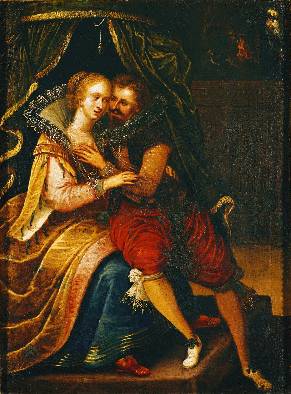 Os cinco sentidos: toque de Frans Pourbus the Younger
