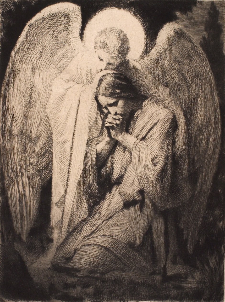Cristo no Getsêmani de Frans Schwartz