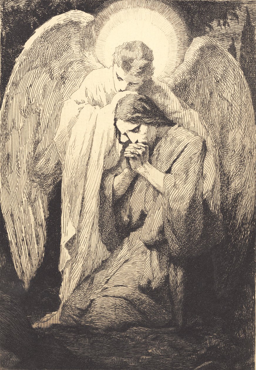 Cristo no Getsêmani de Frans Schwartz