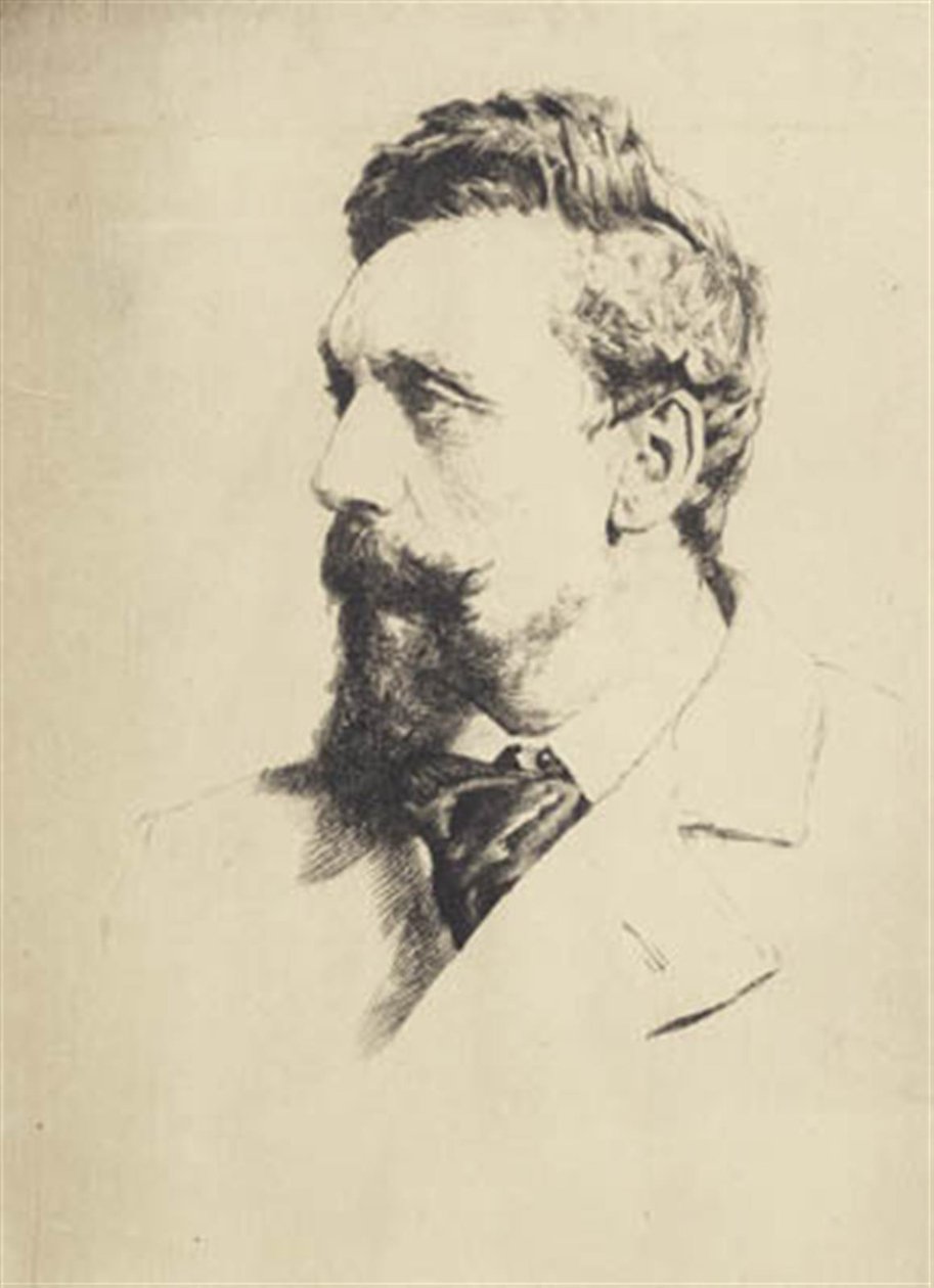 Retrato de Carl Bloch de Frans Schwartz