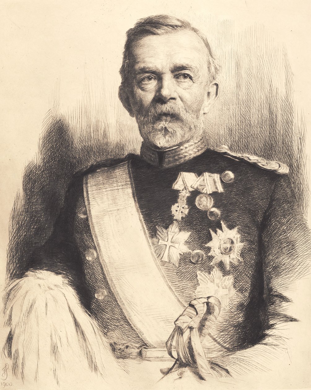 Retrato do major-general L. Koefoed de Frans Schwartz