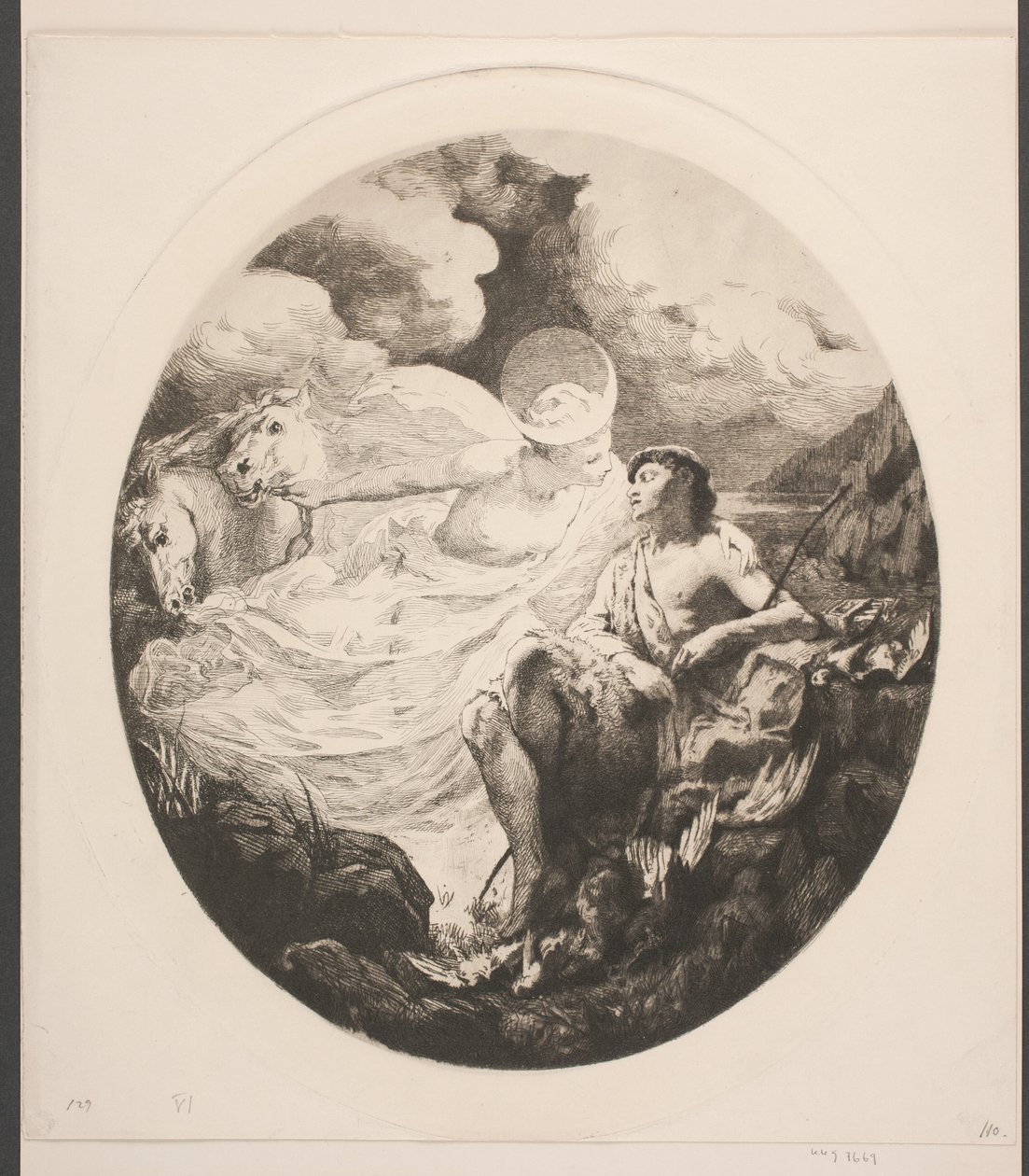 Selene e Endymion de Frans Schwartz