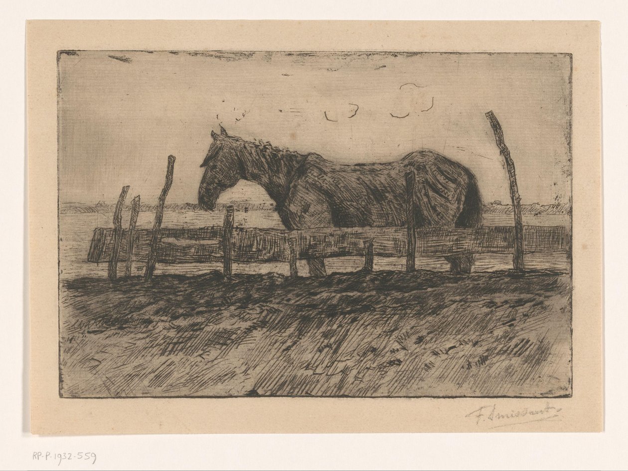 Cavalo de Frans Smissaert (signed by artist)