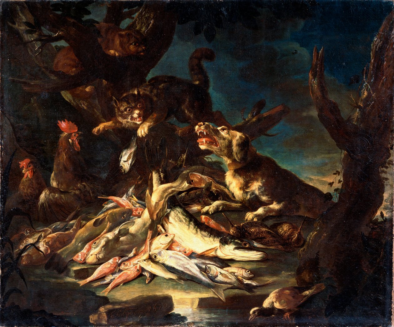 Peixe, 1620. de Frans Snyders or Snijders