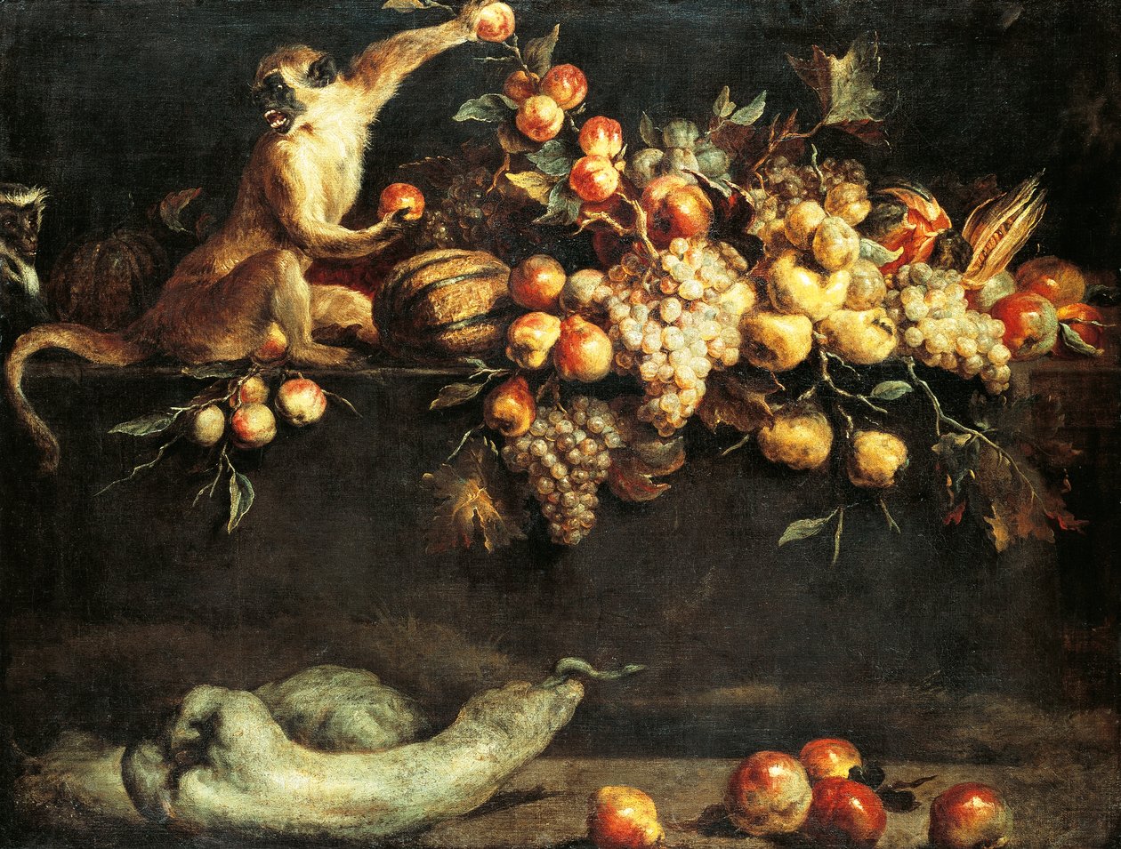 Natureza morta, por Frans Snyders (1579-1657) de Frans Snyders