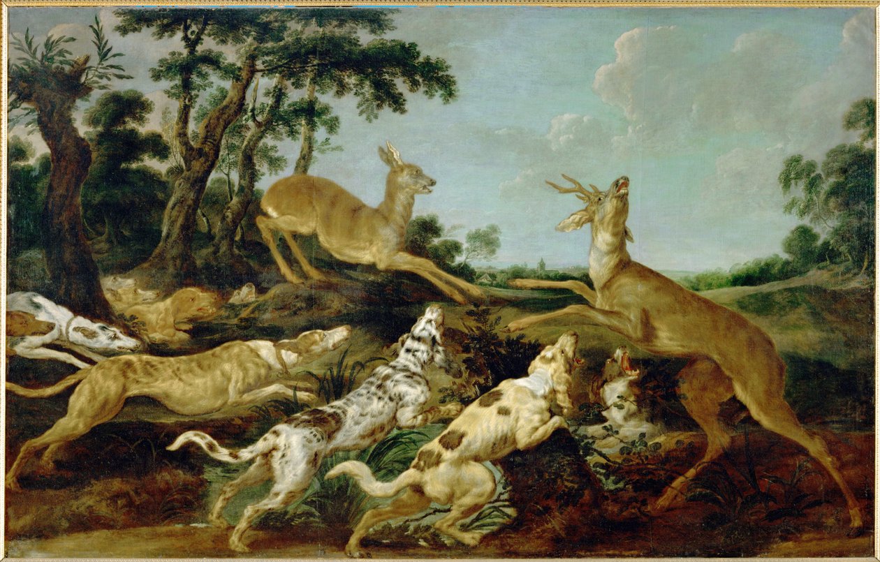 Cena de caça de Frans Snyders or Snijders