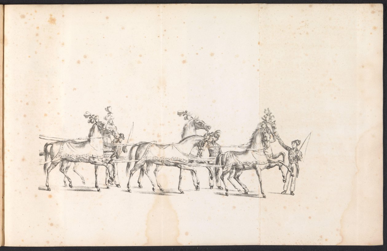 Vão do primeiro carro alegórico na procissão de Saint Rombout, 1825 de Frans Vervloet