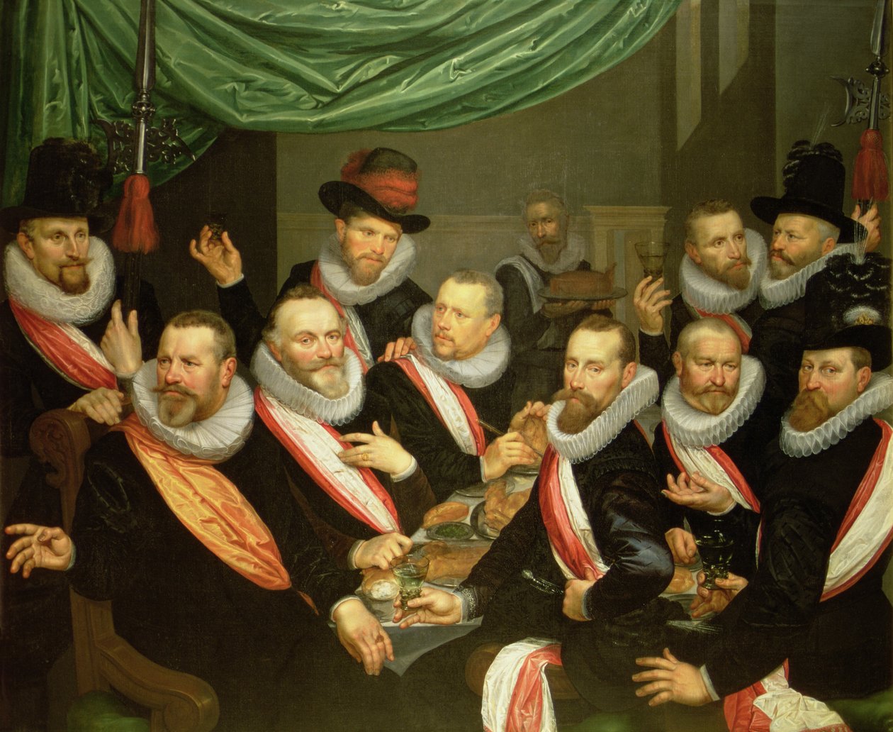 Banquete dos Oficiais e Subalternos da Guarda Civil de São Jorge de Frans de Grebber