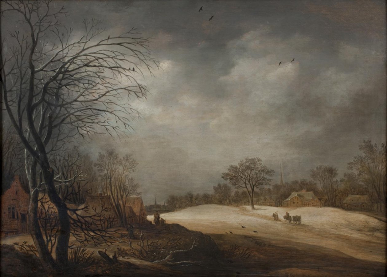 Paisagem de inverno de Frans de Momper