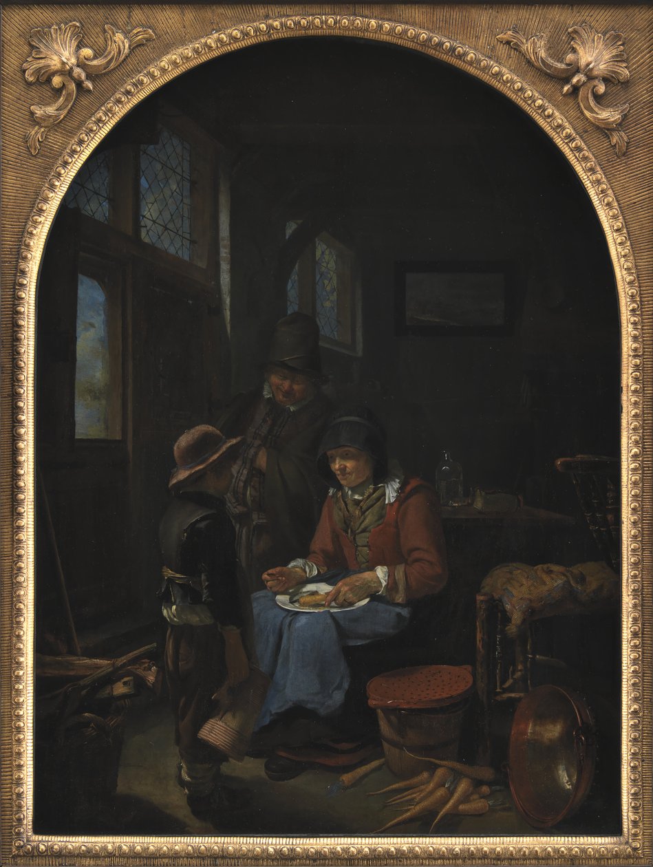 Enviando o menino para a cerveja de Frans van I Mieris