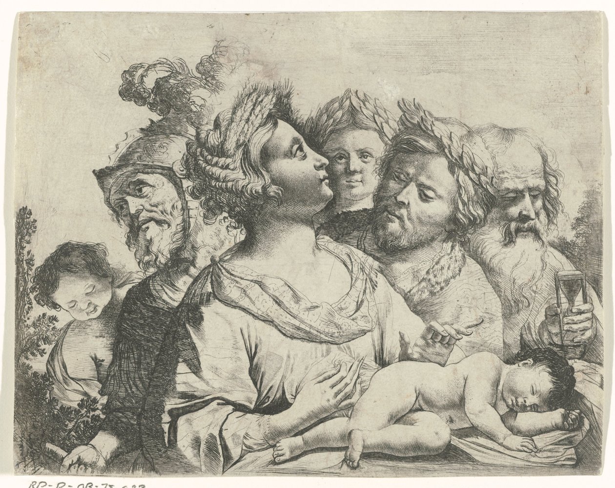 Ceres, Marte e Saturno (As Quatro Idades) de Frans van Mieris (II) (rejected attribution)