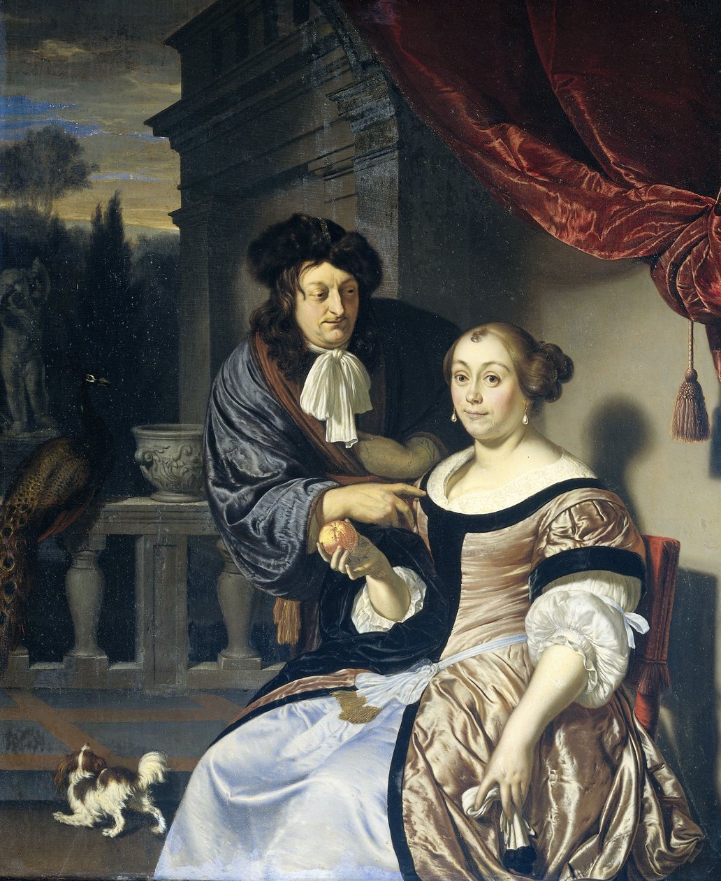 Um homem e uma mulher de Frans van Mieris