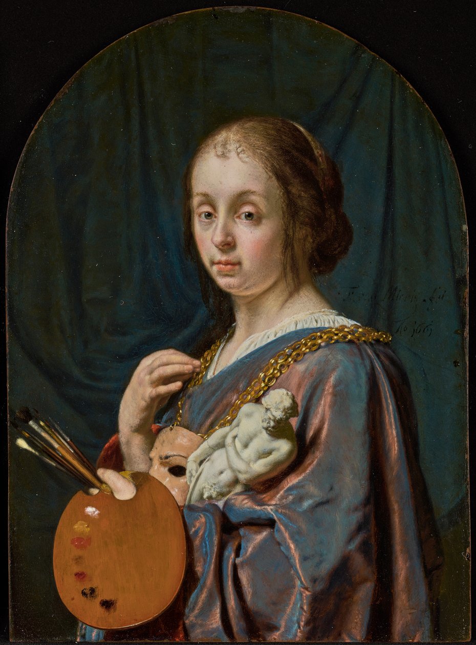 Pictura (Uma Alegoria da Pintura) de Frans van Mieris the Elder