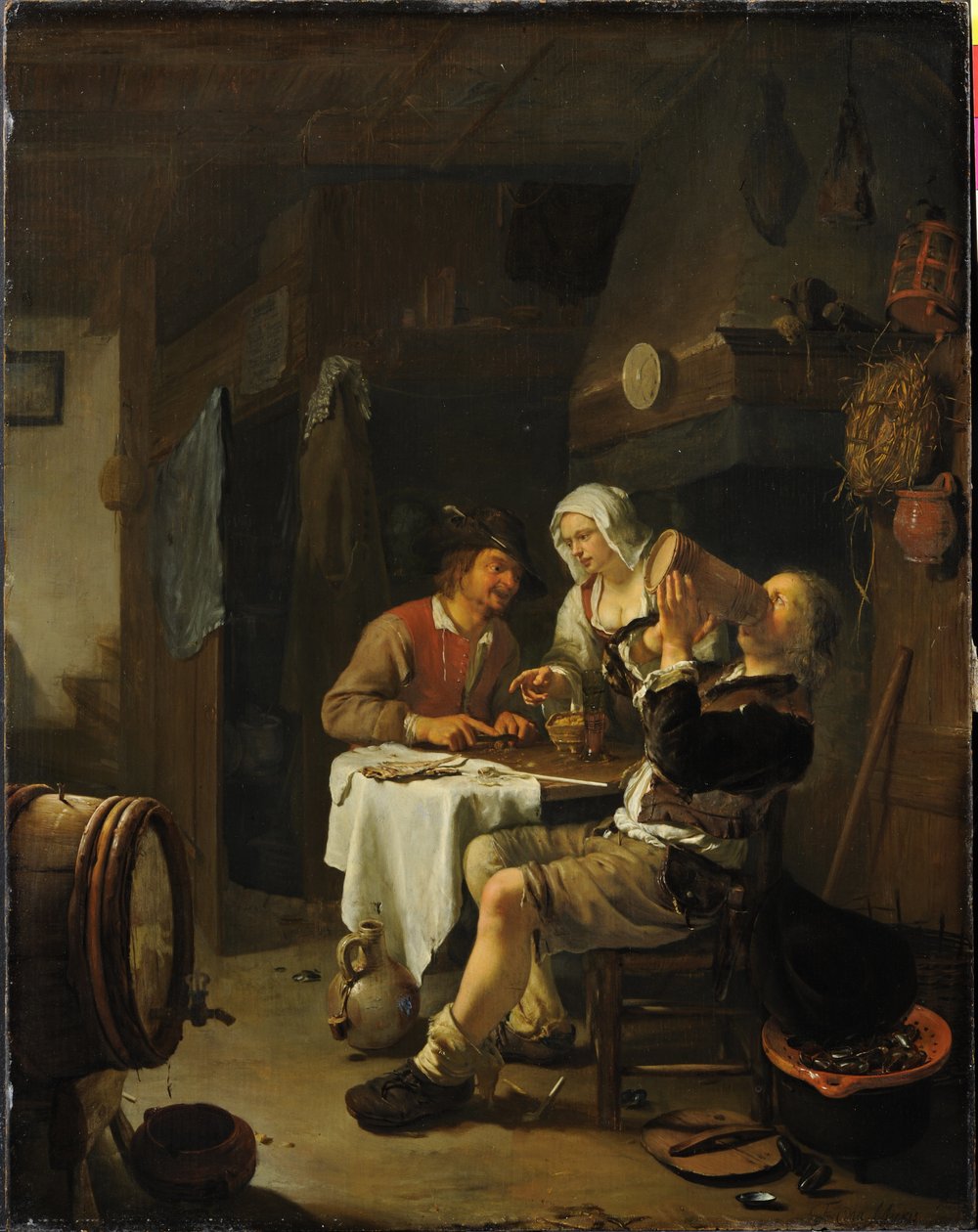 Cena de taberna de Frans van Mieris the Elder