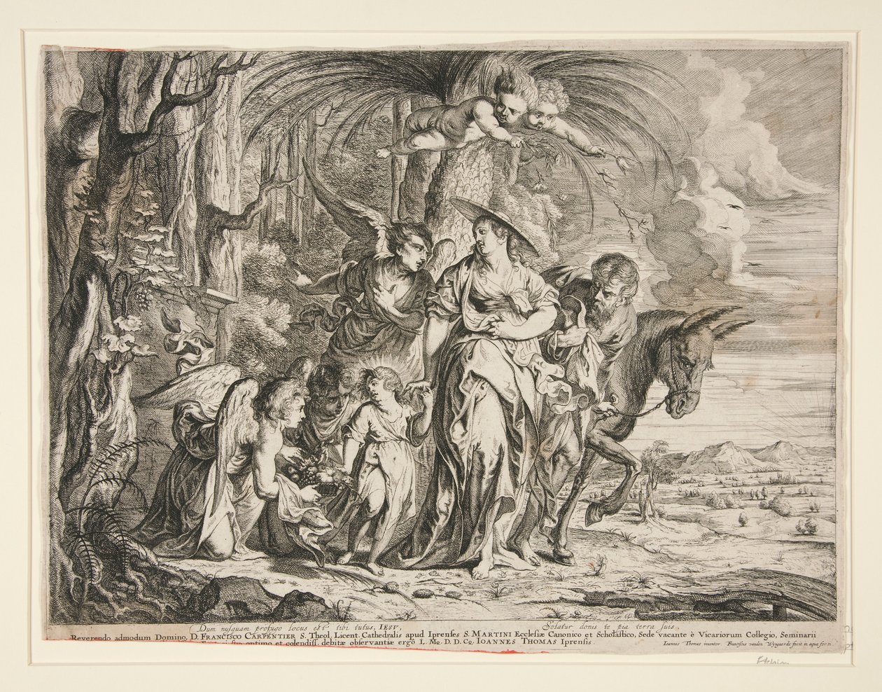 O Voo para o Egipto de Frans van den Wyngaerde