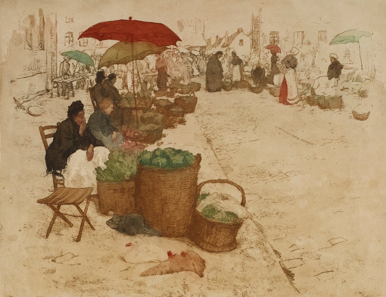 Mercado de legumes de František Šimon