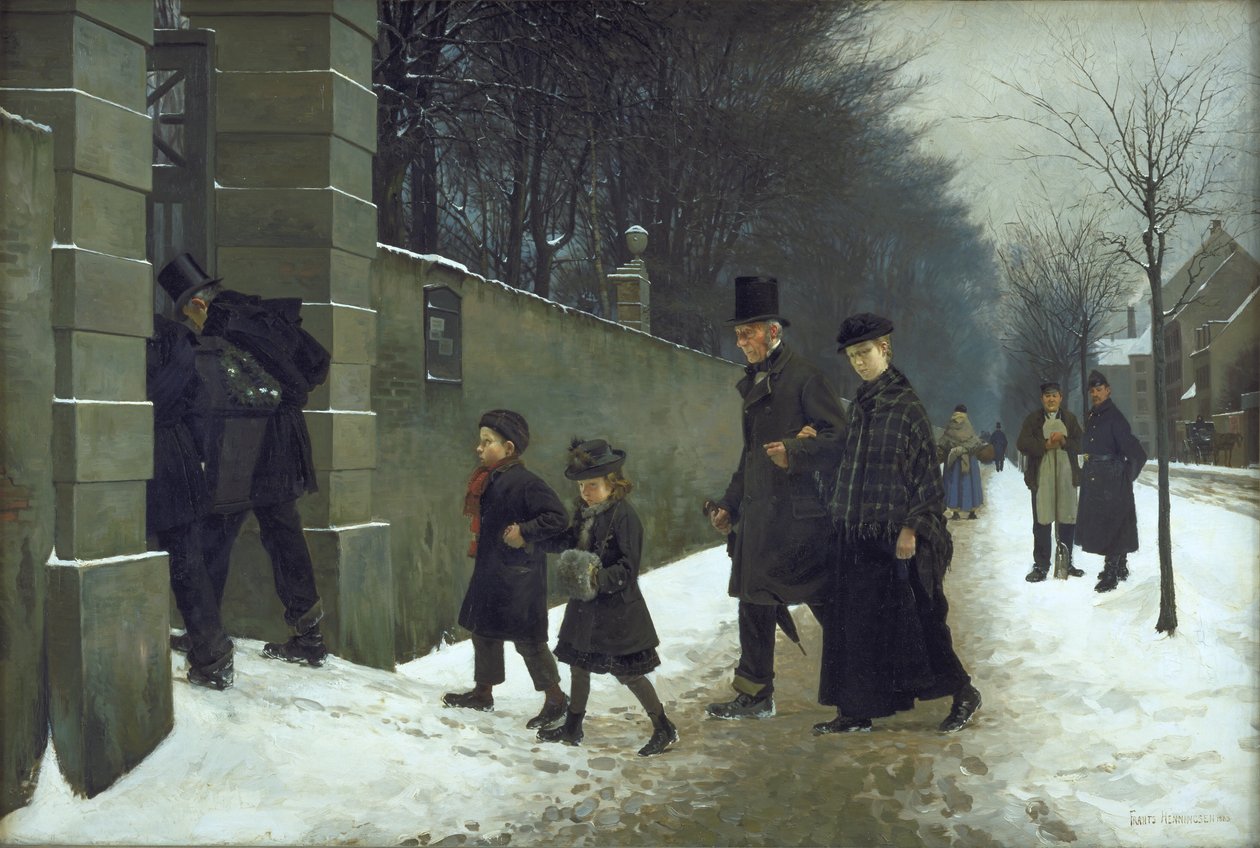 Um funeral de Frants Henningsen