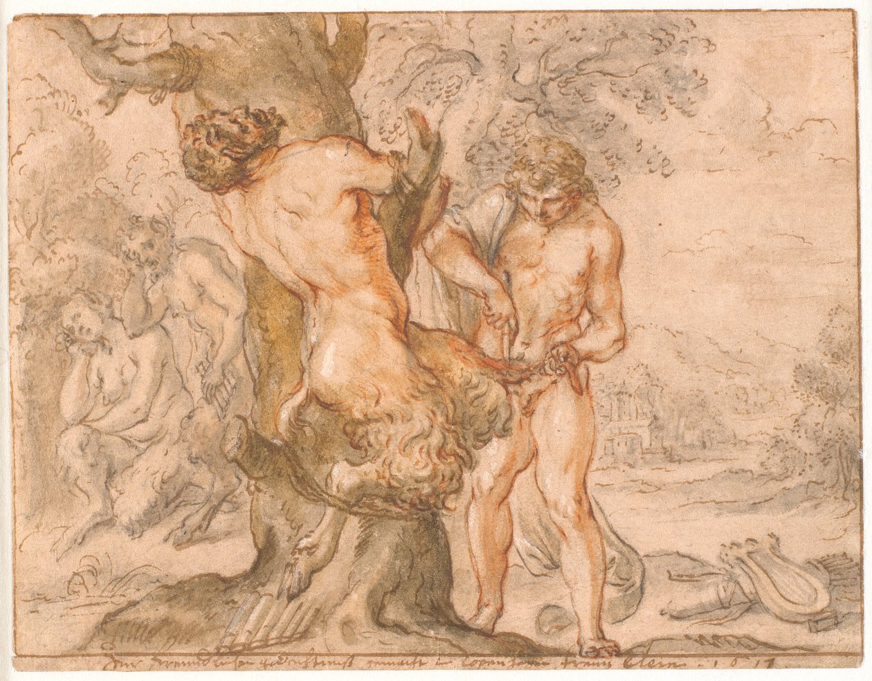 Apolo esfola Marsyas de Frantz Cleyn