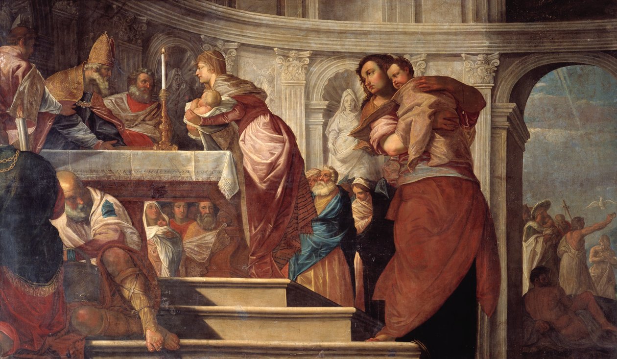 A Apresentação de Cristo no Templo e o Batismo de Cristo de Frantz Cleyn