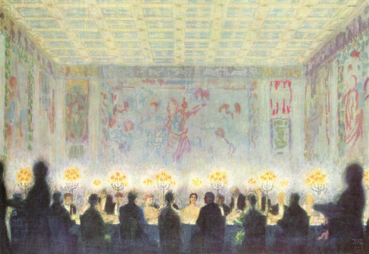 O jantar de Franz von Stuck