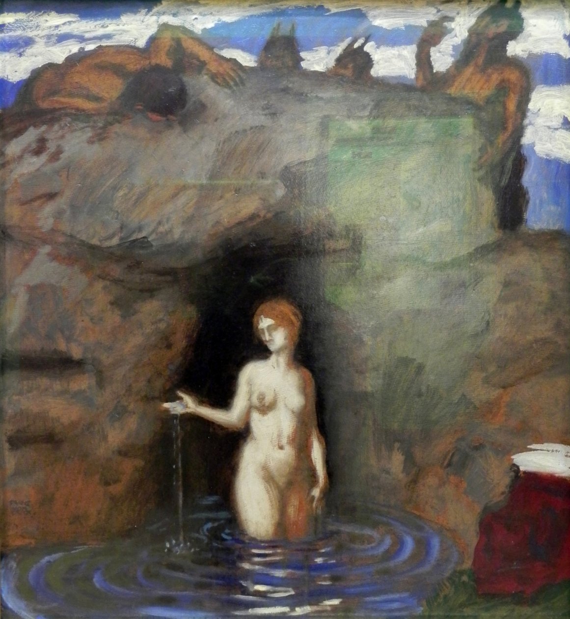 Fonte ninfa e faune de Franz von Stuck