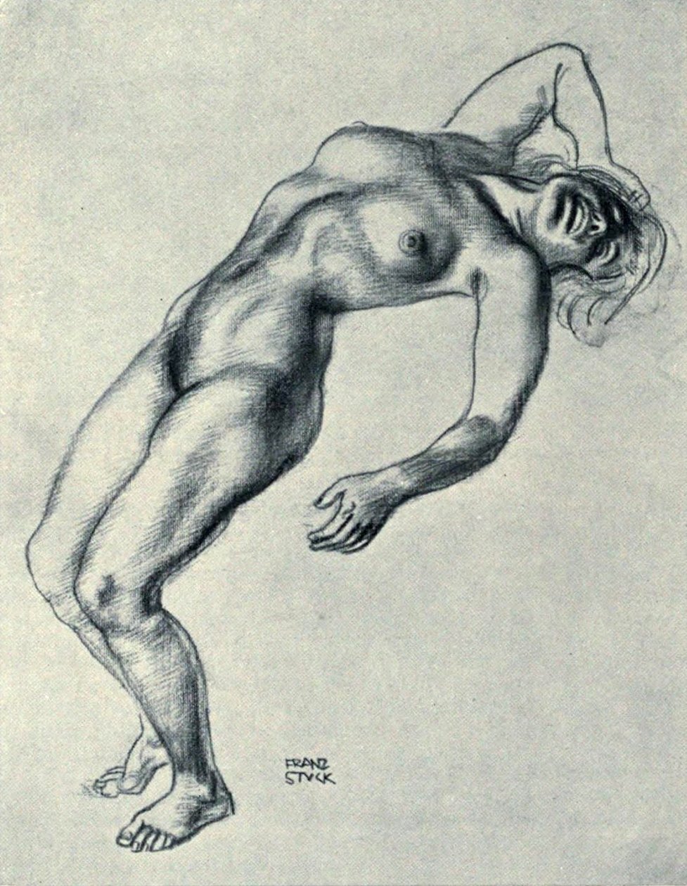 Aktzeichnung de Franz von Stuck