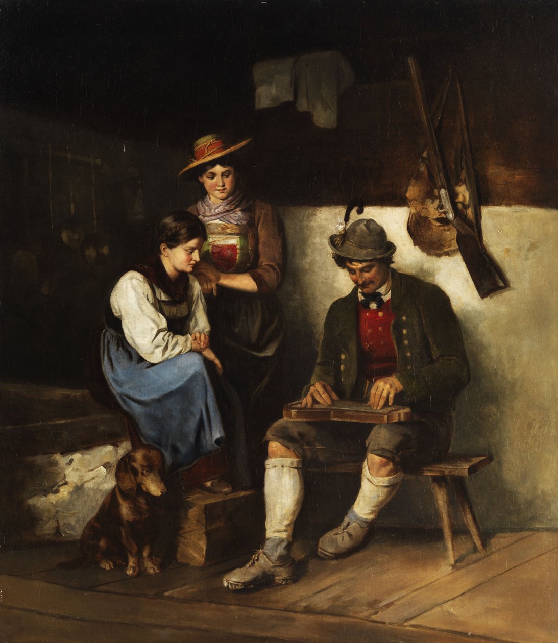 O jogador da cítara de Franz Defregger
