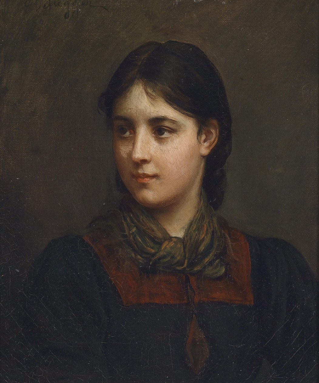 enorme saia franzida de Franz Defregger