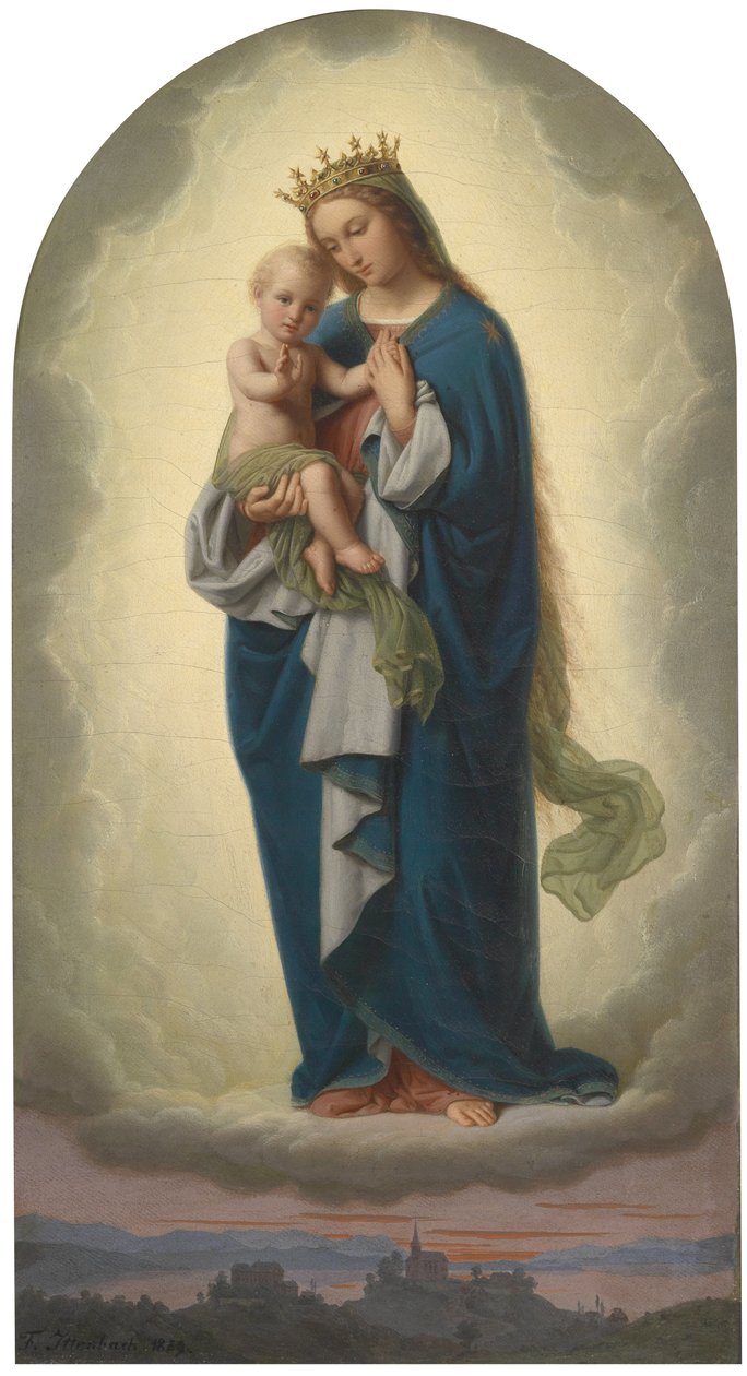 Madonna com criança de Franz Ittenbach