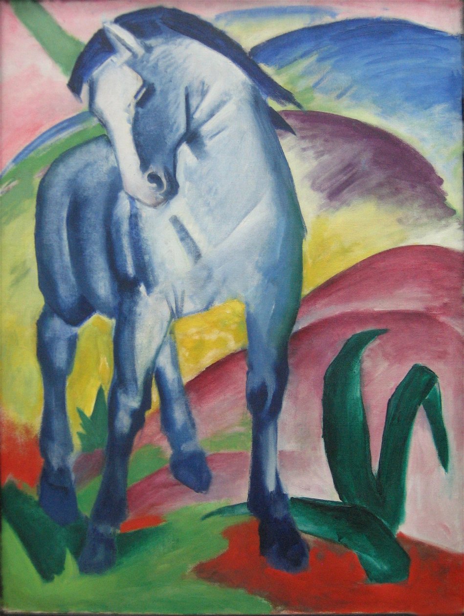 Cavalo azul de Franz Marc
