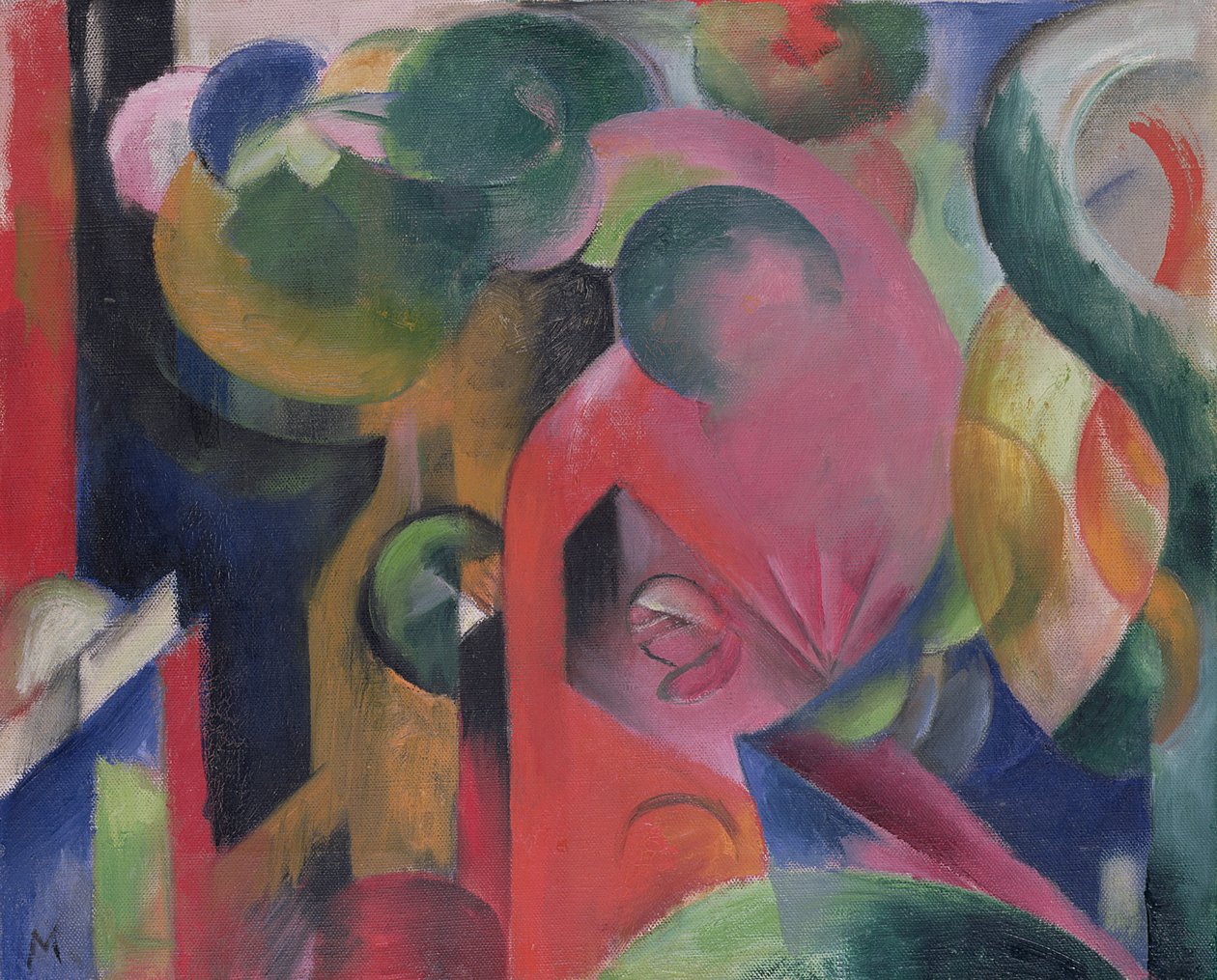 Formas Quebradas de Franz Marc
