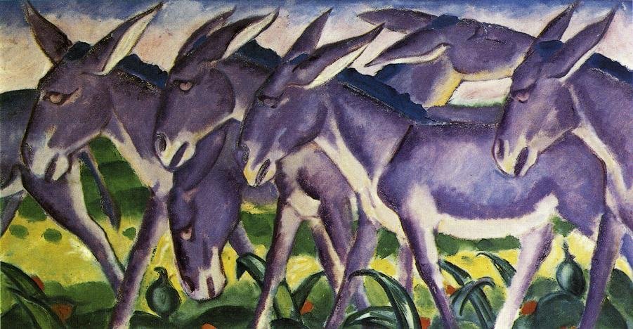 Friso de burro de Franz Marc