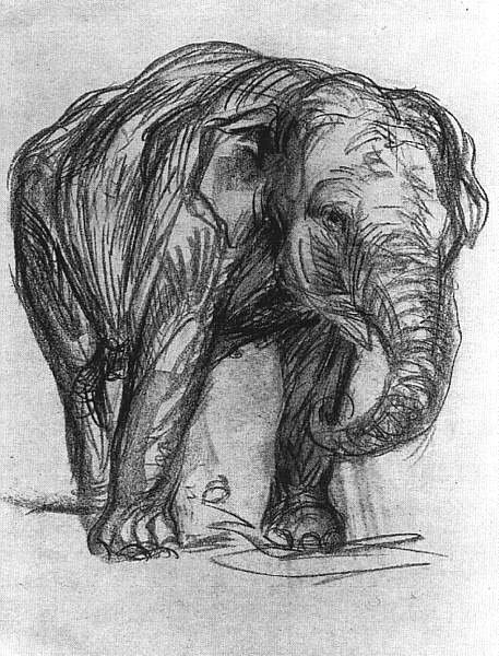 Elefante de Franz Marc