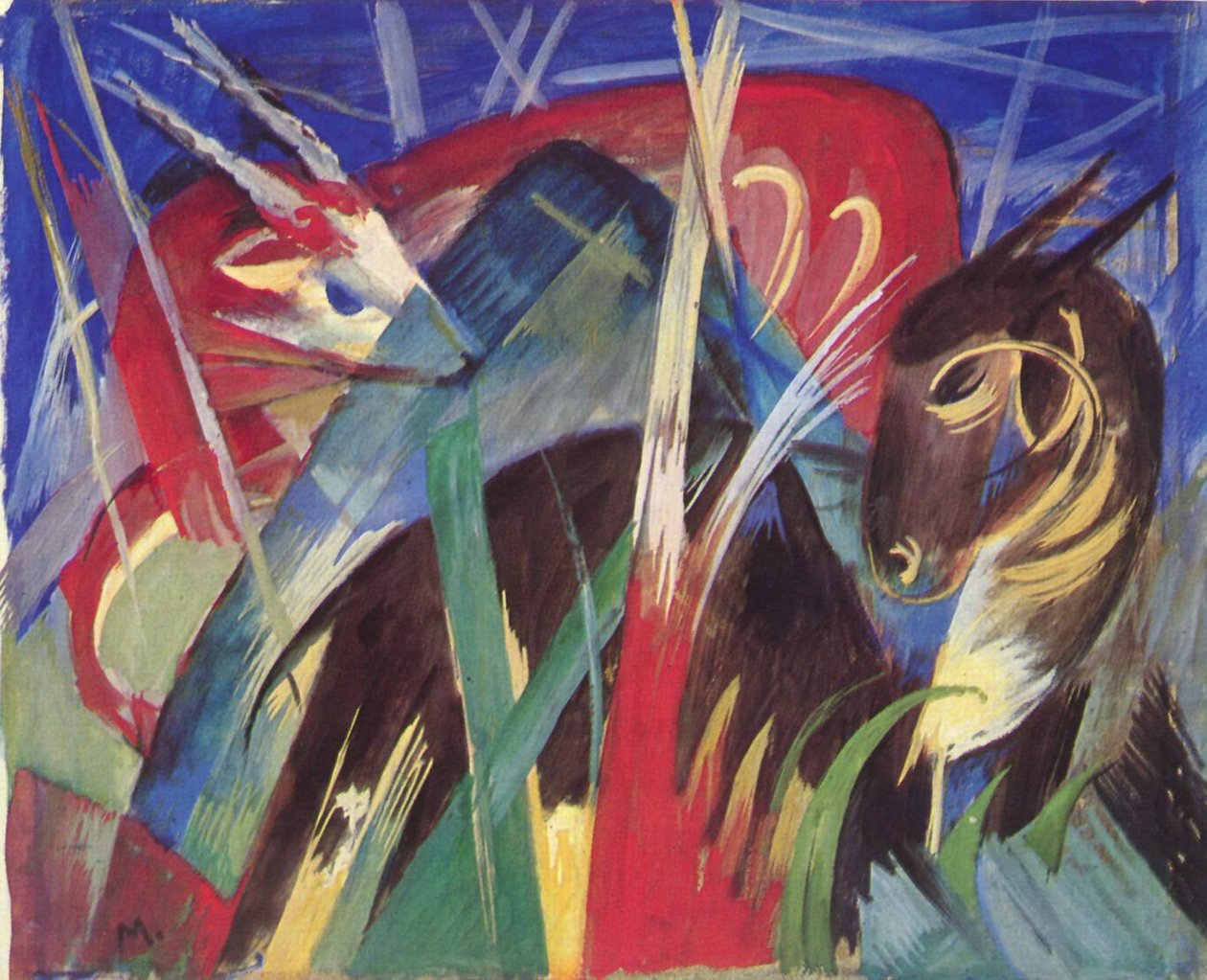 Fabeltiere de Franz Marc
