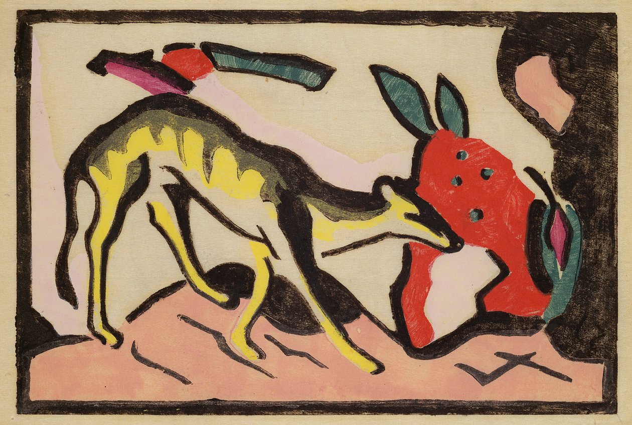Mais defeituoso, 1912 de Franz Marc