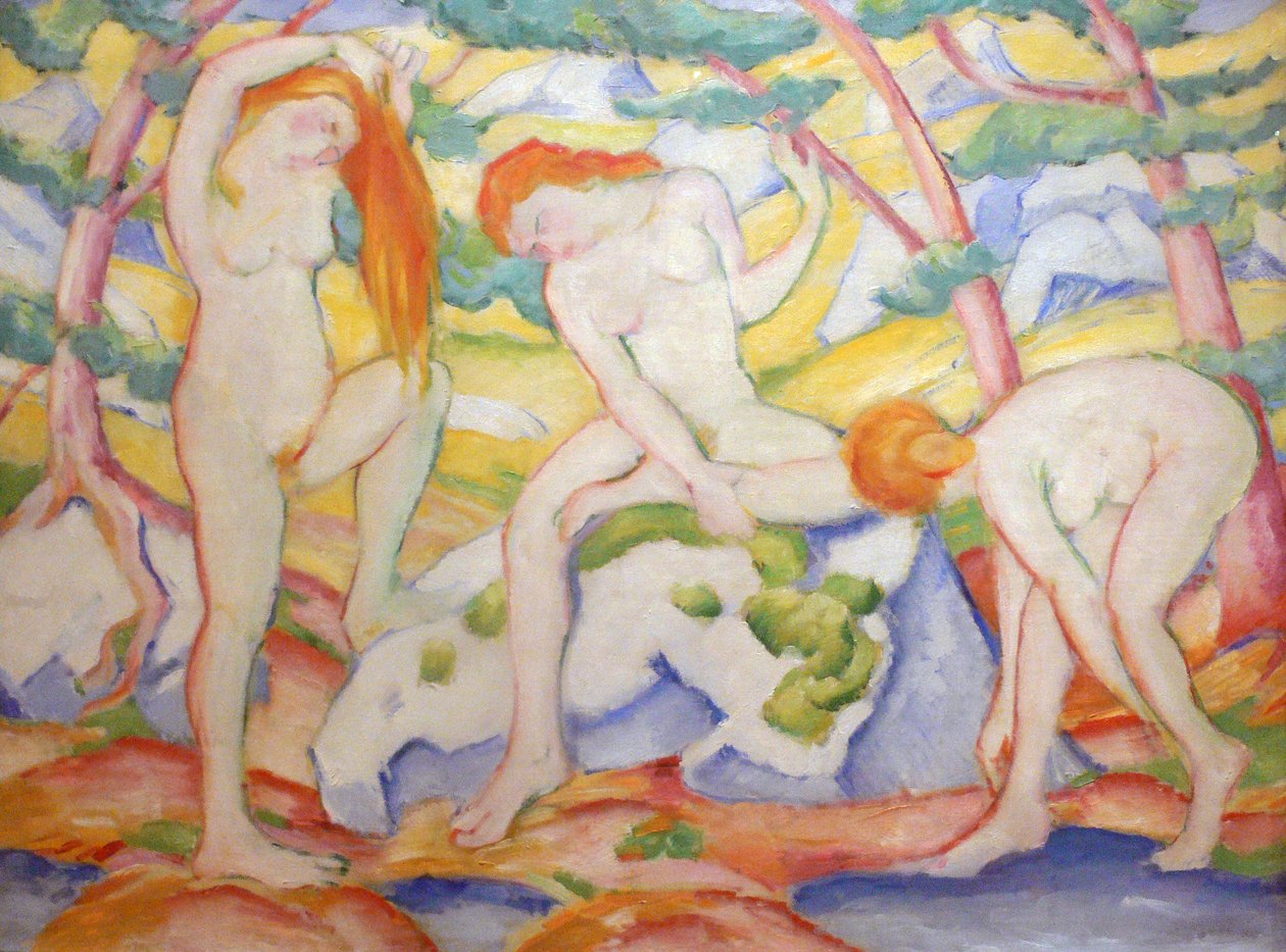 Óleo sobre tela de Franz Marc