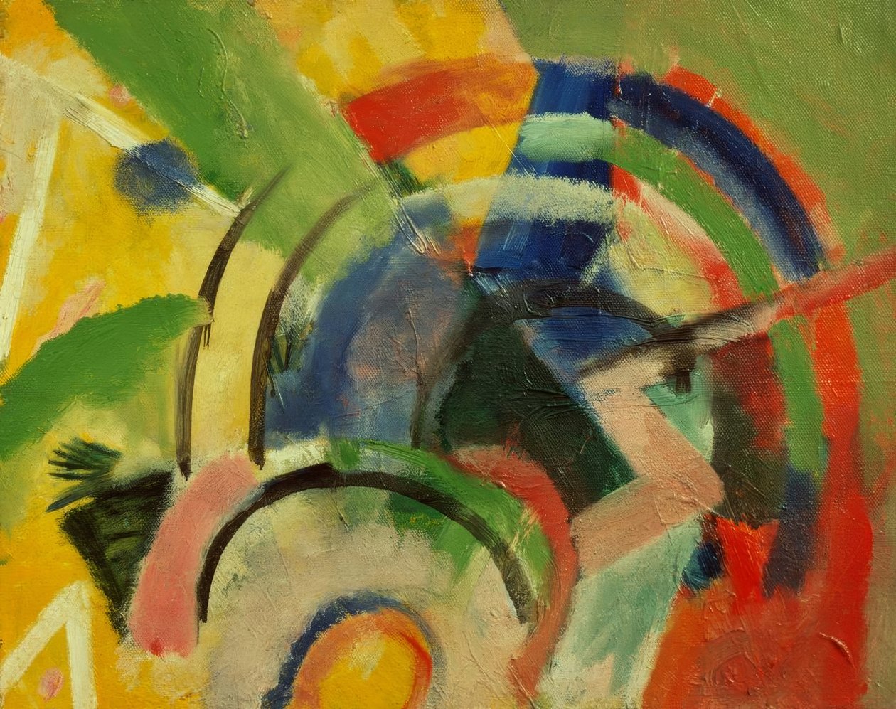 Pequena composição IV de Franz Marc