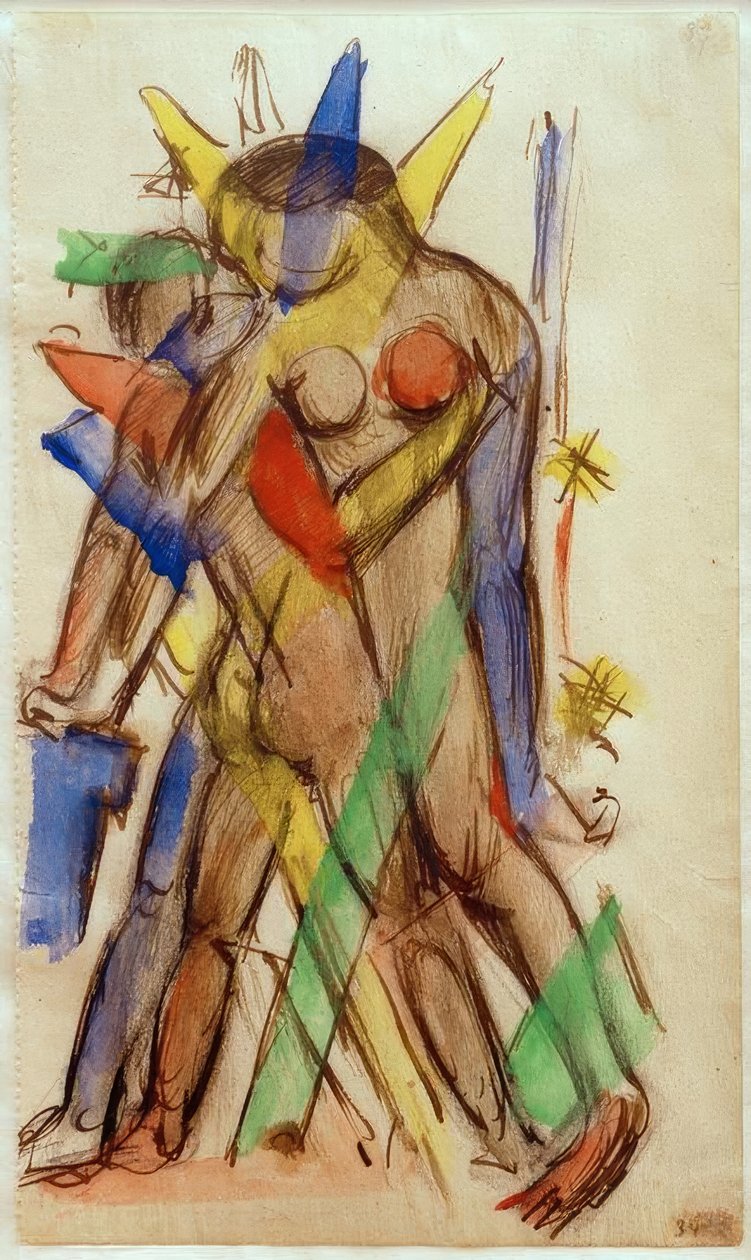 amantes de Franz Marc
