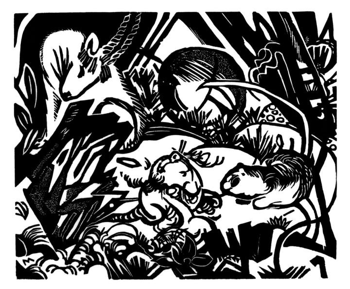 Lenda animal de Franz Marc
