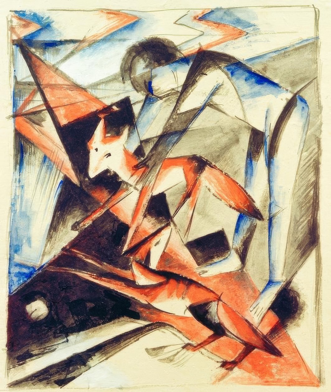 Noé e as raposas de Franz Marc