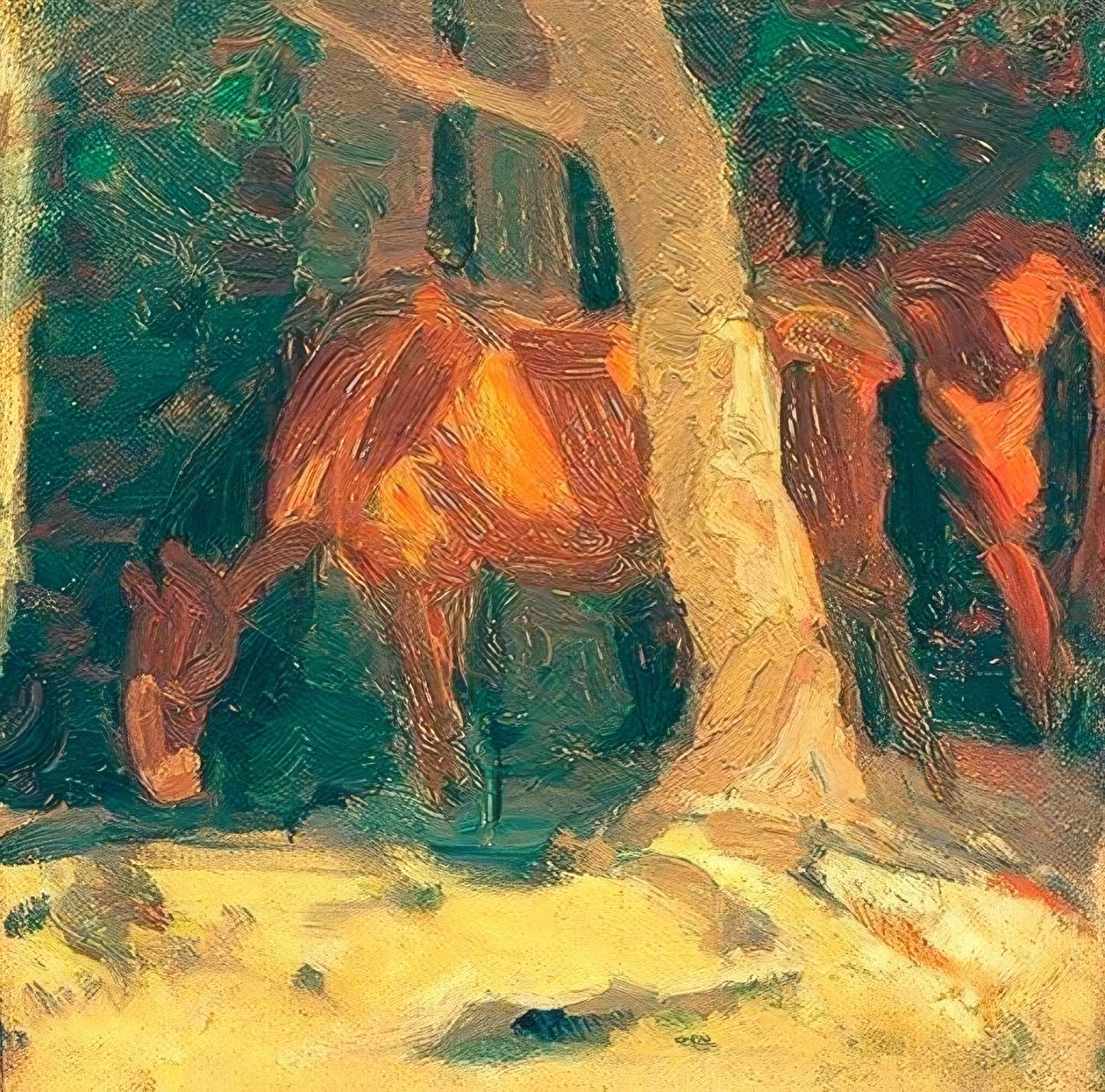 Desenho de cavalo II de Franz Marc