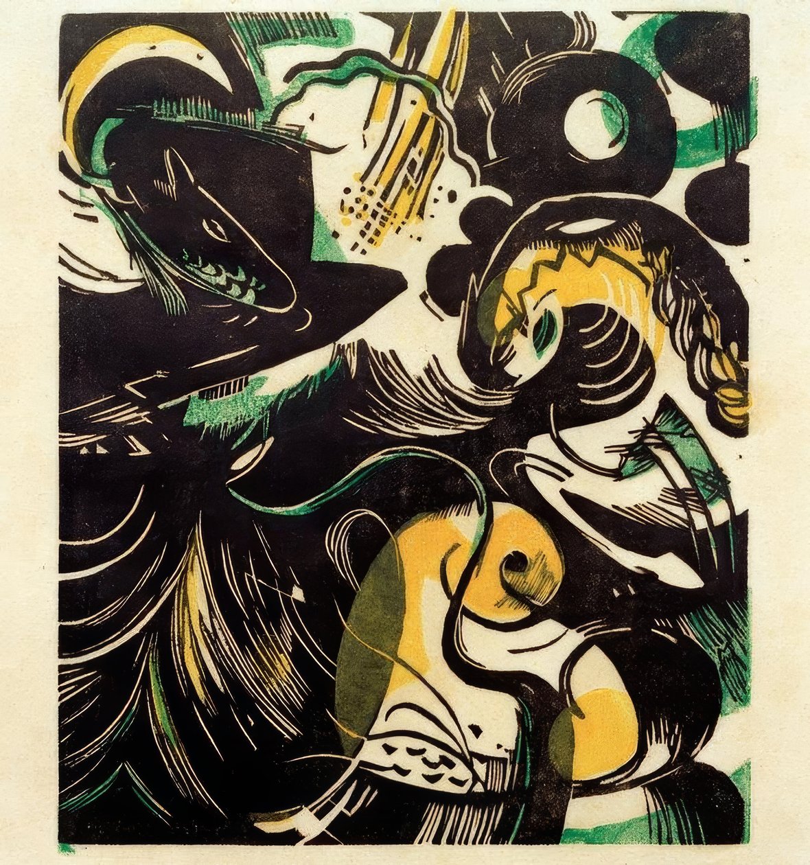 Gênesis II de Franz Marc