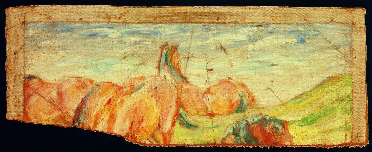 Cavalos pastando II de Franz Marc
