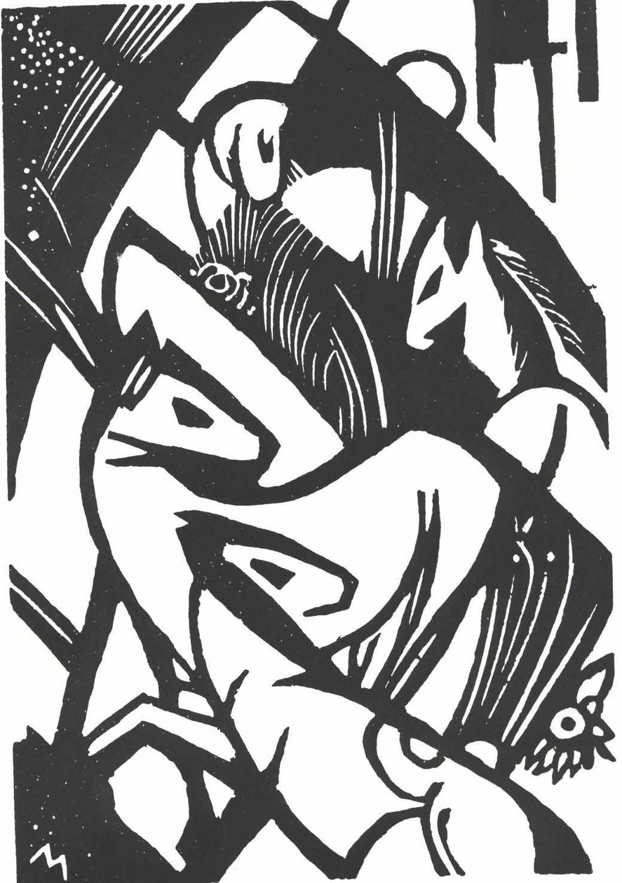 Wildpferdchen de Franz Marc