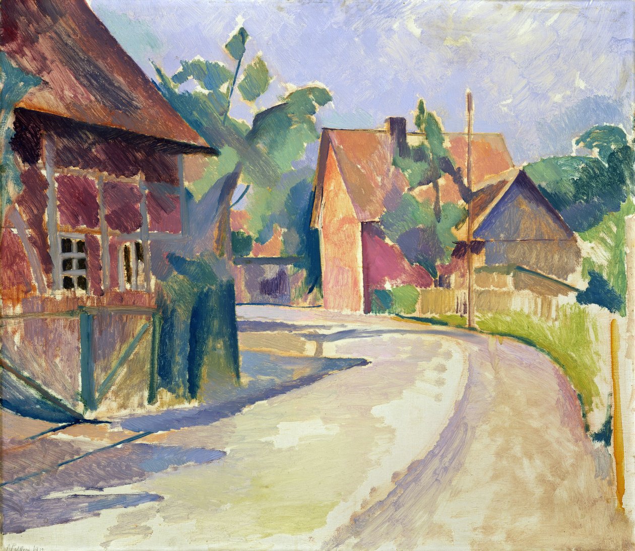 Uma rua da vila de Franz Nolken