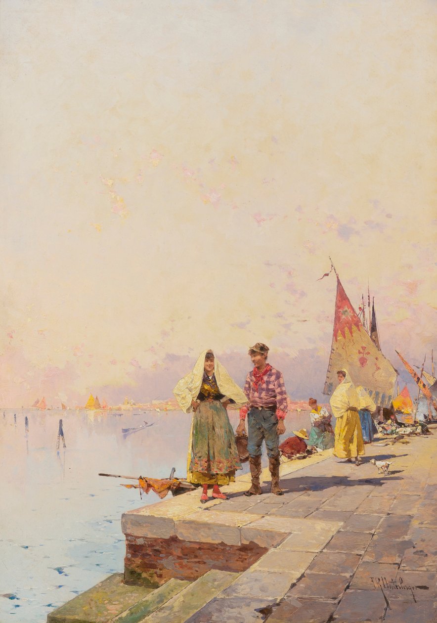 Dia de sol em Veneza. de Franz Richard Unterberger