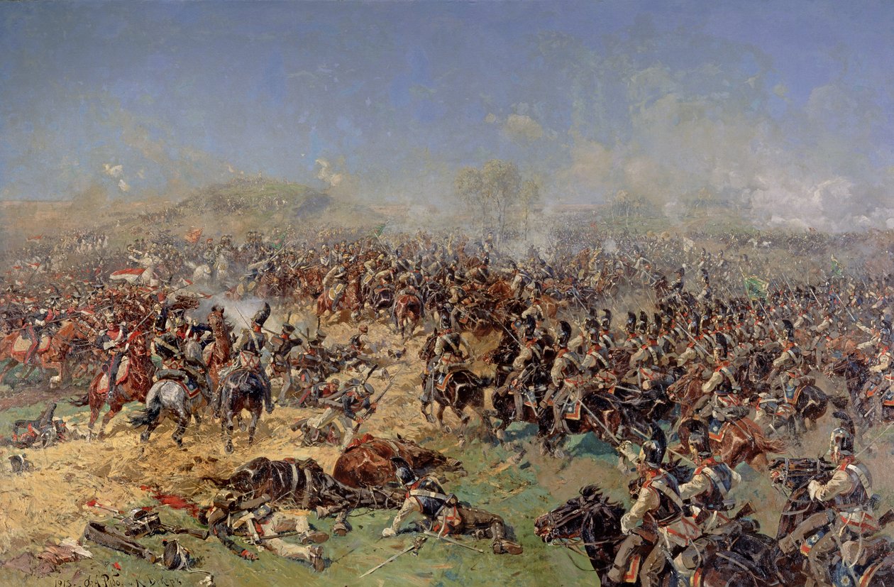 Batalha de Borodino em 26 de agosto de 1812, 1913 de Franz Roubaud